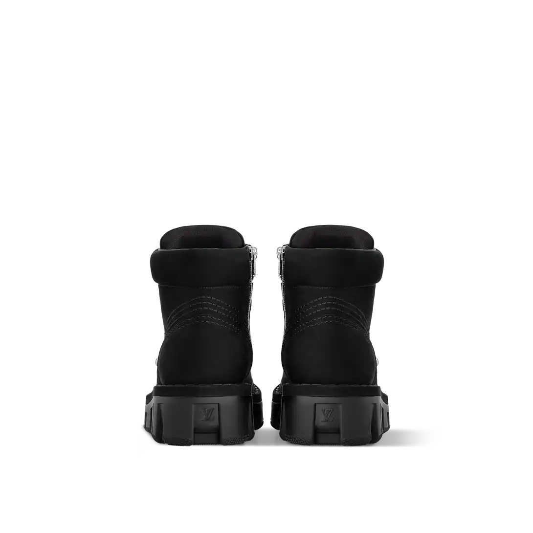 Louis Vuitton Checker Ankle Boot Black