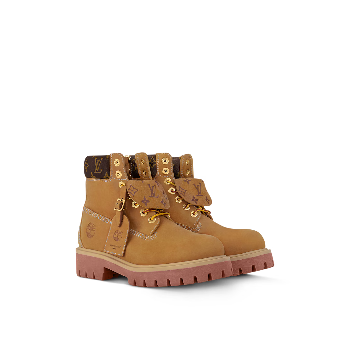 TIMBERLAND X LOUIS VUITTON ANKLE BOOT BEIGE