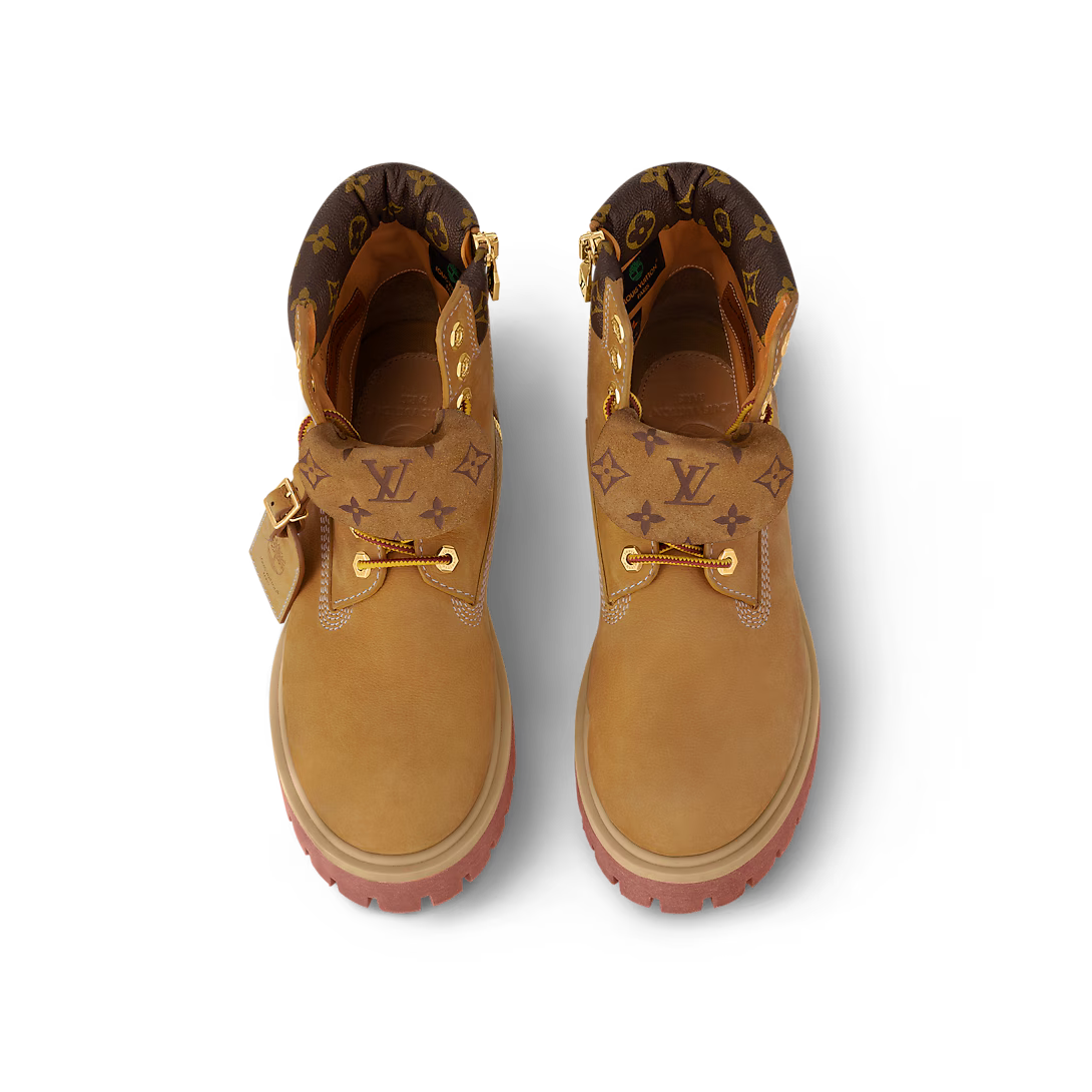 TIMBERLAND X LOUIS VUITTON ANKLE BOOT BEIGE